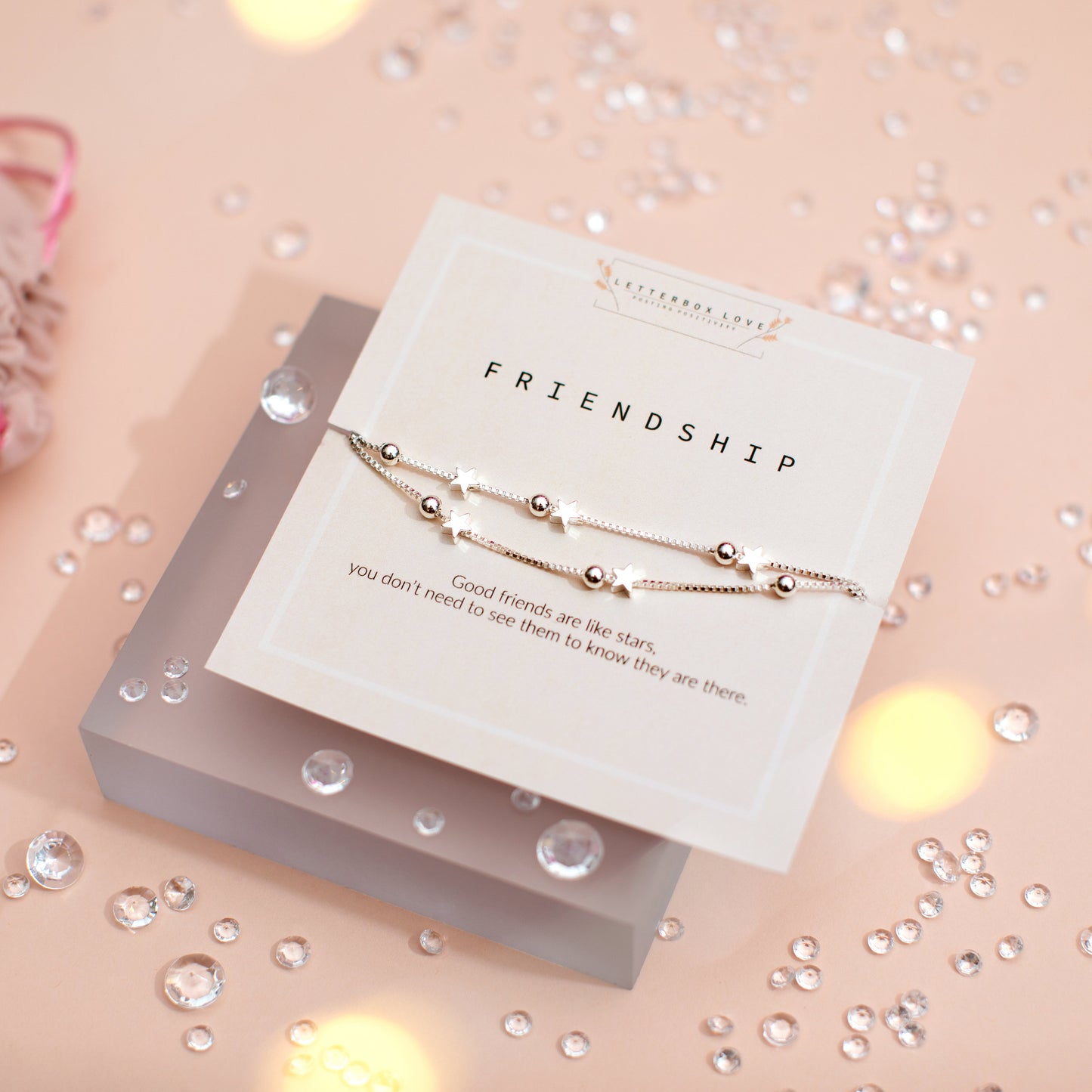 🌟 HOT SALE 🔥-Silver Star Friendship Bracelet⭐| Perfect Gift