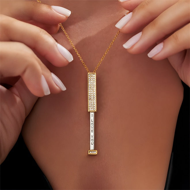 Secret Message “I Love You” Necklace