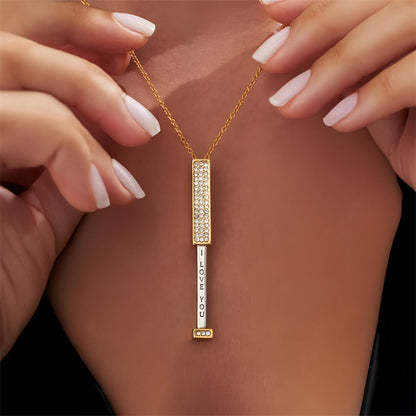 Secret Message “I Love You” Necklace