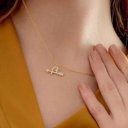 🎁CHRISTMAS PRE SALE 80% OFF🎄 Diamond Arrow and Heart Necklace💘