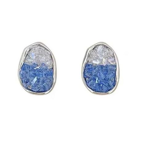 Crystal Color Changing Irregular Earrings