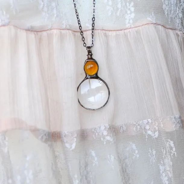 🌊Summer Hot Sale✨ Nostalgic Loupe Necklace | Perfect Gift🎁