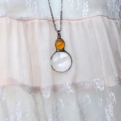 🌊Summer Hot Sale✨ Nostalgic Loupe Necklace | Perfect Gift🎁