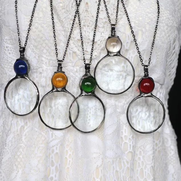 🌊Summer Hot Sale✨ Nostalgic Loupe Necklace | Perfect Gift🎁