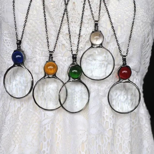 🌊Summer Hot Sale✨ Nostalgic Loupe Necklace | Perfect Gift🎁