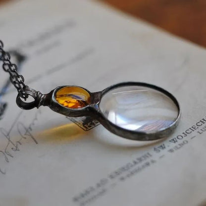 🌊Summer Hot Sale✨ Nostalgic Loupe Necklace | Perfect Gift🎁