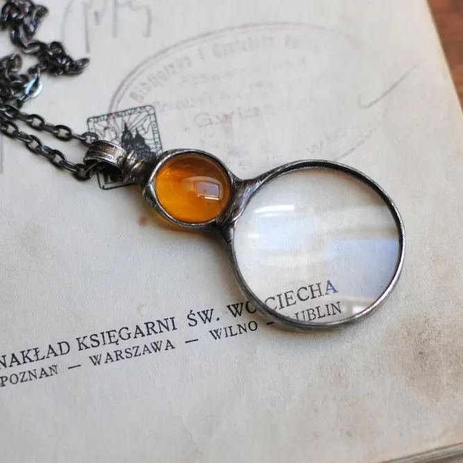 🌊Summer Hot Sale✨ Nostalgic Loupe Necklace | Perfect Gift🎁