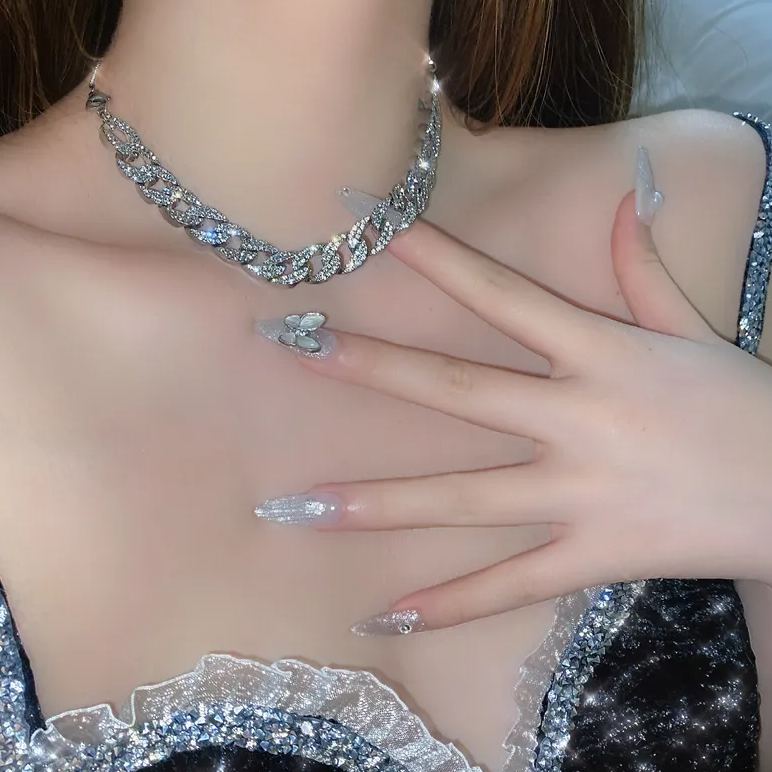 Delicate Adjustable Zircon Necklace