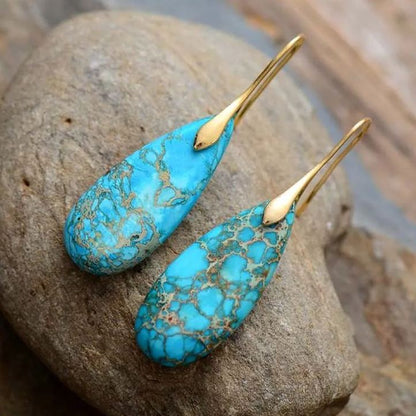 SPIRITUAL GREEN JASPER EARRINGS