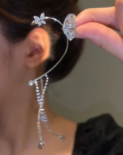 🎄CHRISTMAS HOT SALE❄-Butterfly Wing Tassel Earrings| PERFECT GIFT🎁