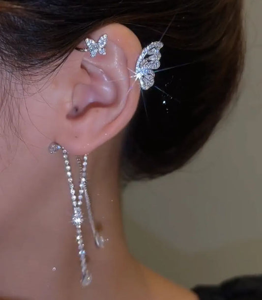 🎄CHRISTMAS HOT SALE❄-Butterfly Wing Tassel Earrings| PERFECT GIFT🎁
