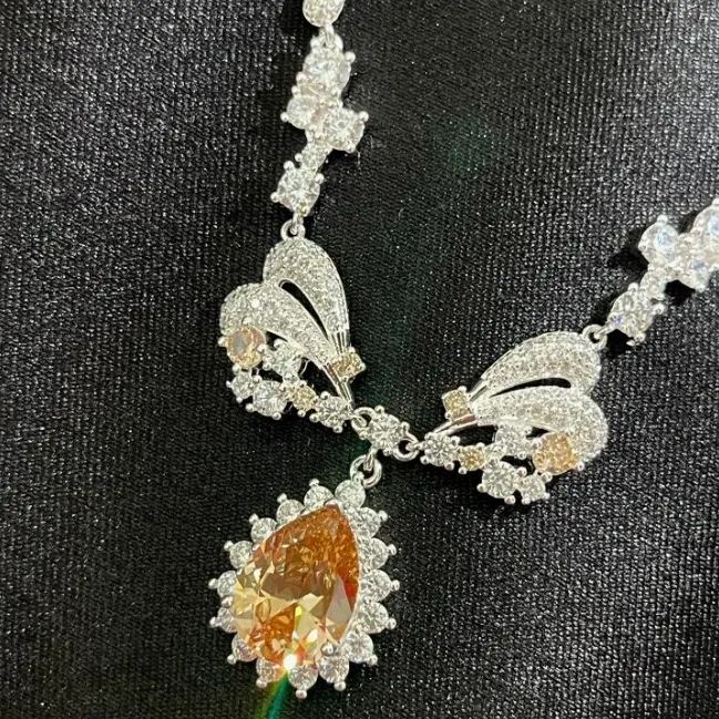 🎉NEW YEAR PRE-SALE🎁Imperial Topaz French Bow Jewelry Set