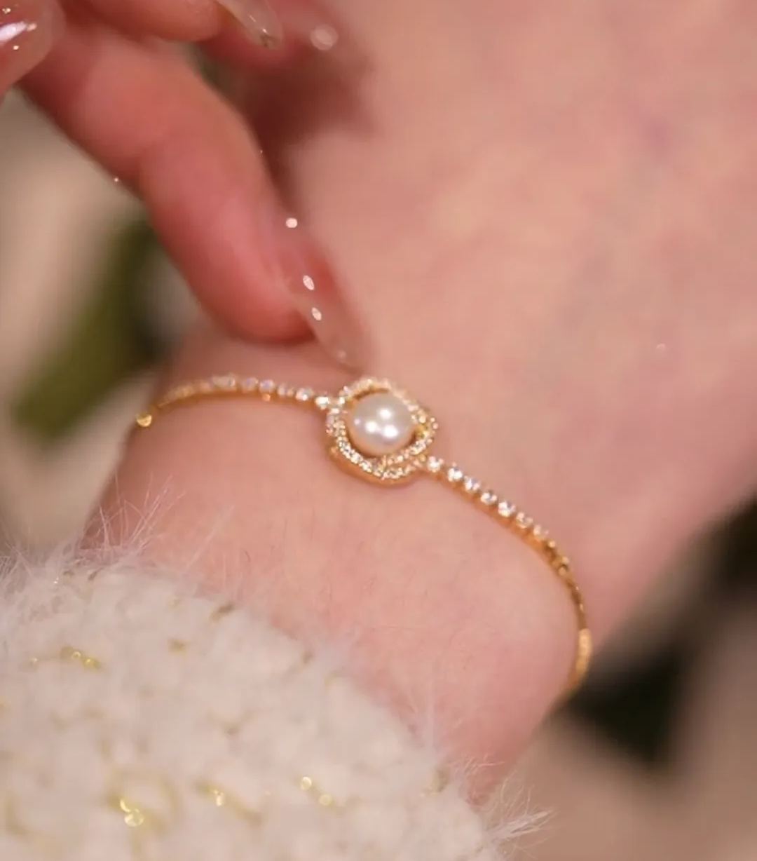 🌟CHRISTMAS HOT SALE🔥 Petal Pearl Bracelet