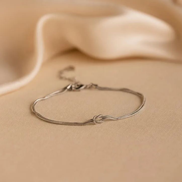 For Daughter -We Are Forever Linked Together Infinity Knot Bracelet