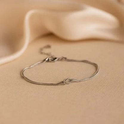 For Daughter -We Are Forever Linked Together Infinity Knot Bracelet