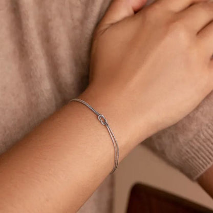 For Daughter -We Are Forever Linked Together Infinity Knot Bracelet