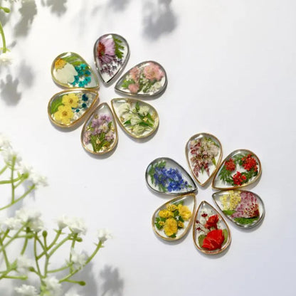 🌸2025 Spring New Sale - Personalized Birth Flower Teardrop Necklace