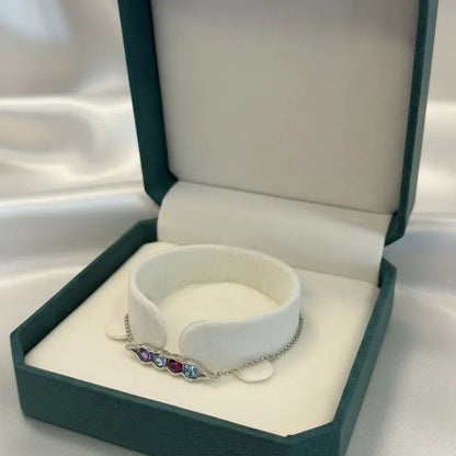 We're Peas in a pod Birthstone Bracelet