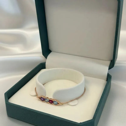 We're Peas in a pod Birthstone Bracelet