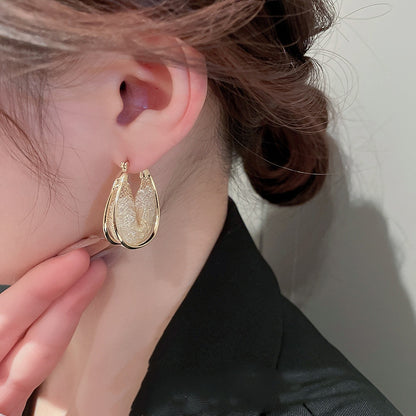 💐Mother's Day Pre-Sale💝-Hollow Mesh Hoop Earrings