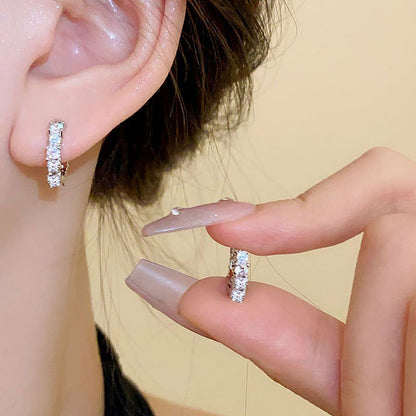 925 Silver Moissanite Earrings