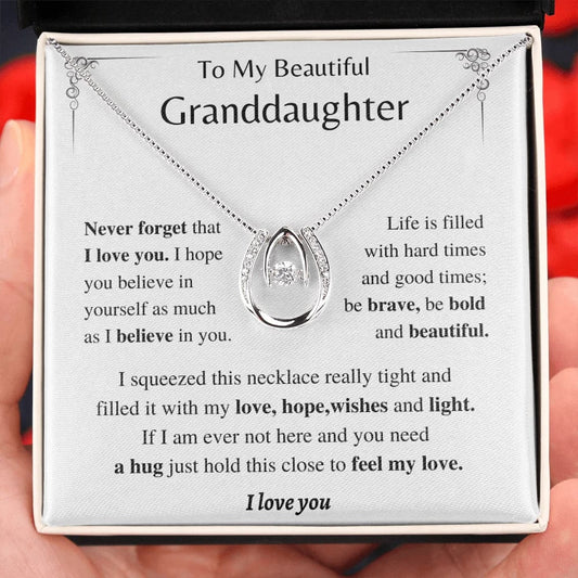 Be bold and beautiful- Horseshoe Necklace, New Year Gift