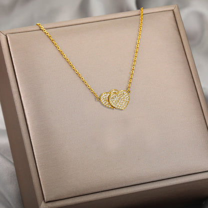 🎁CHRISTMAS PRE SALE 🔥- Magnetic Double Heart Necklace💞